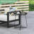 Ellin Round Metal Outdoor Side Table , 18'' in. W 18'' in. D