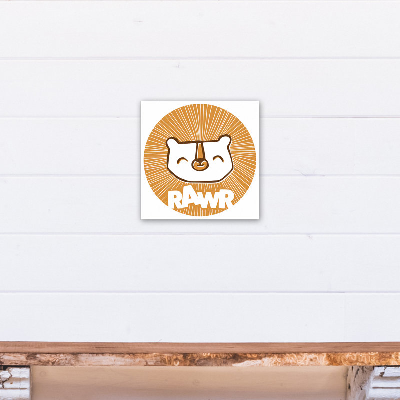 « baby lion rawr », art sur toile