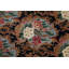Tapis unique en laine noué à la main 5 pi 11 po x 8 pi 9 po nouvel âge en rouge / brun / bleu