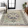 Maris Ornate Medallion Machine-Washable Green/Tan/Blue Rug