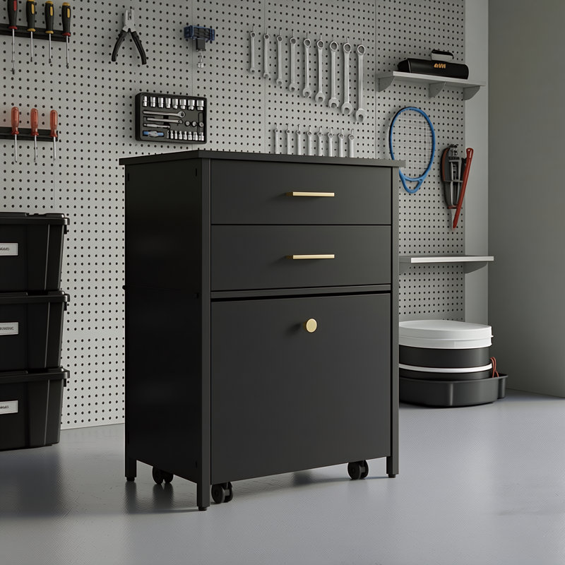 Chariot à outils robuste pour le garage et armoire à pièces mobile