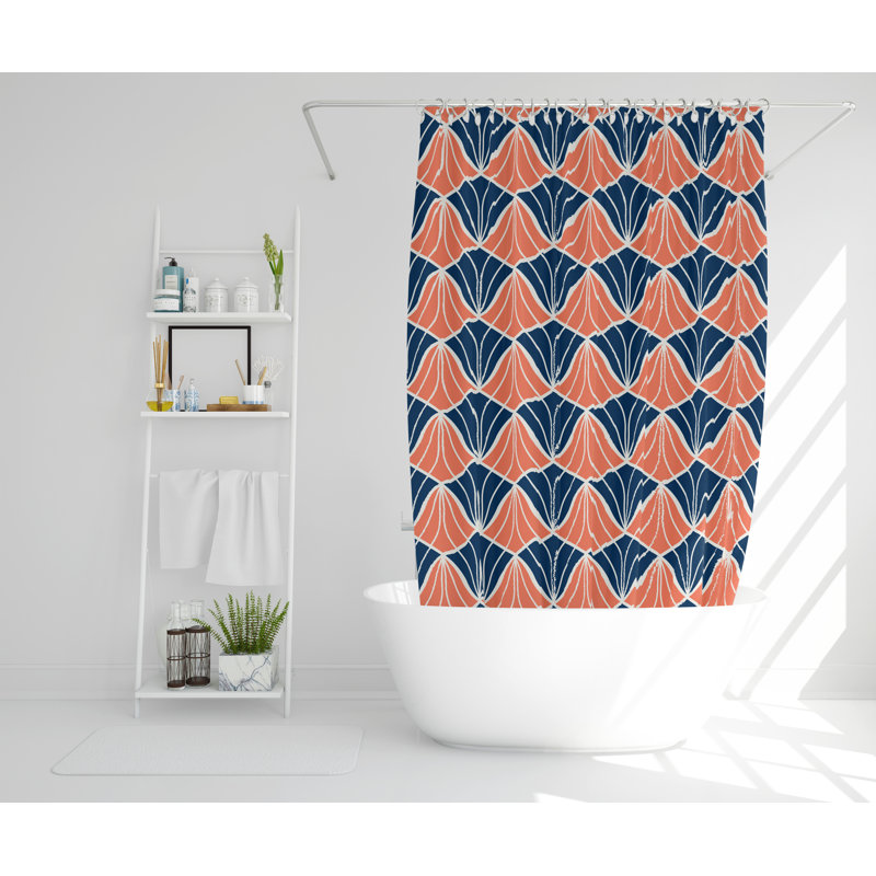 Jayde Polyester Shower Curtain Set, 177cm H x 177cm W