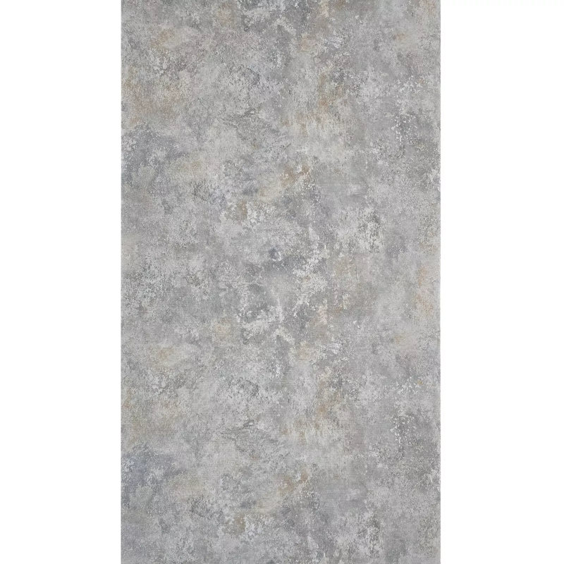 Papier peint gris imitation béton industriel