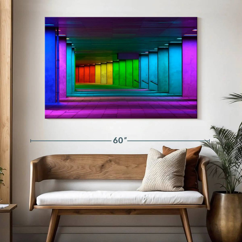 Lilie Rotterdam Rainbow Tunnel, H 34 po x l 51 po
