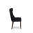 9 Pieces Dining Table Set Includes a Rectangle Table and 8 Black Polyester fabric Dining Chairs, Antique Walnut-289307140-299601128