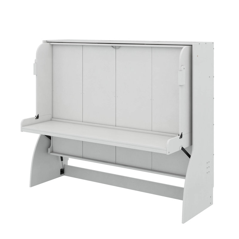 Lit escamotable double avec bureau