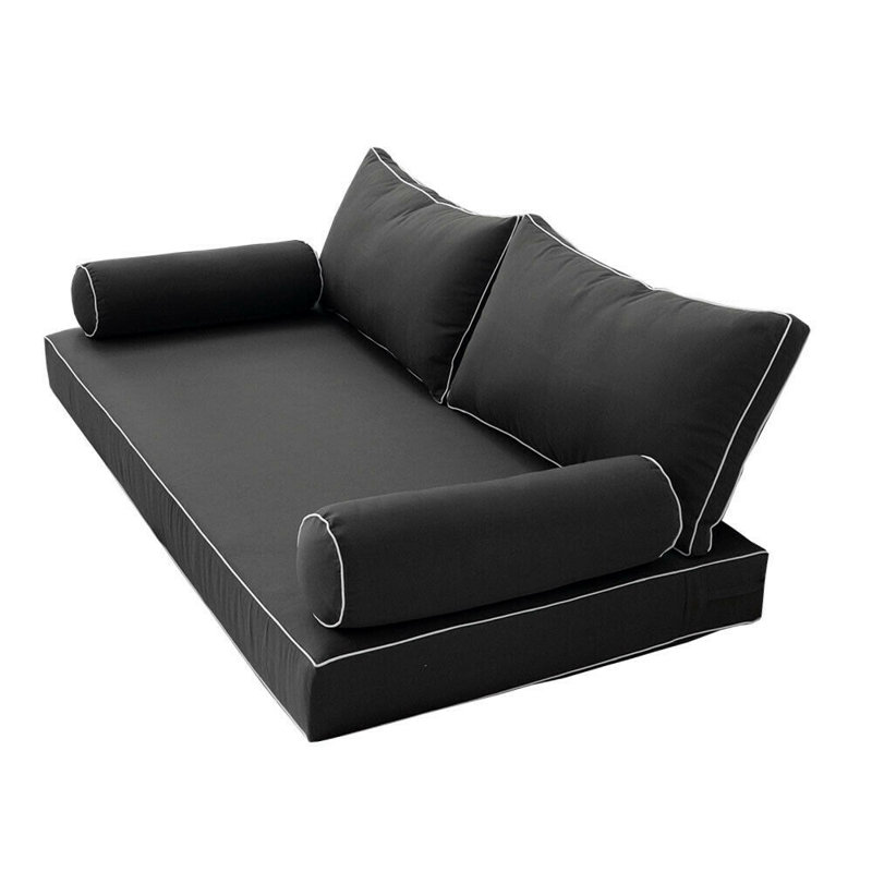 Outdoor 6'' Seat Cushion, Black