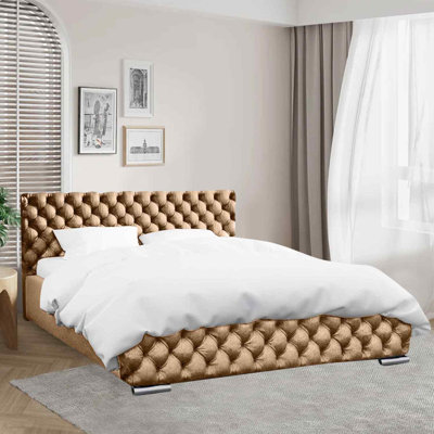 Giorgio Plush Velvet SIngle Bed
