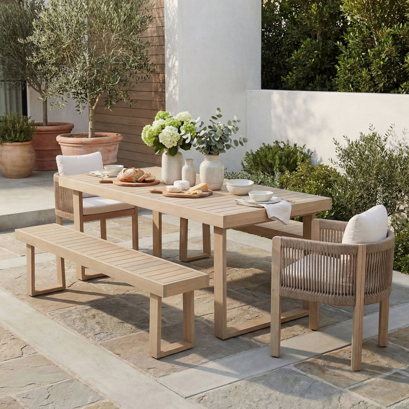 6 - Person Rectangular Outdoor Dining Set
