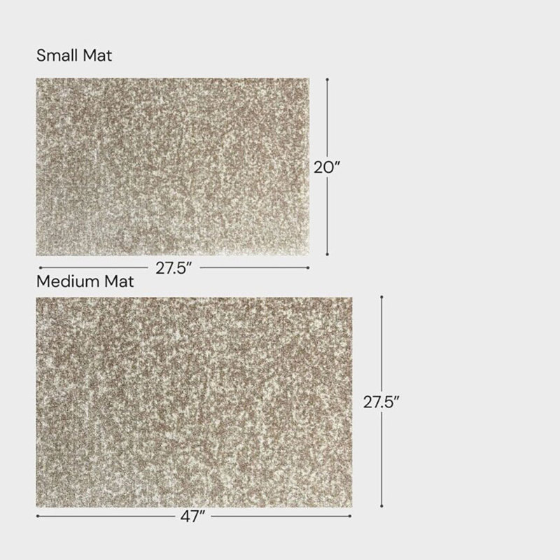 Tapis de sol Sandstone, L 28 po x L 47 po
