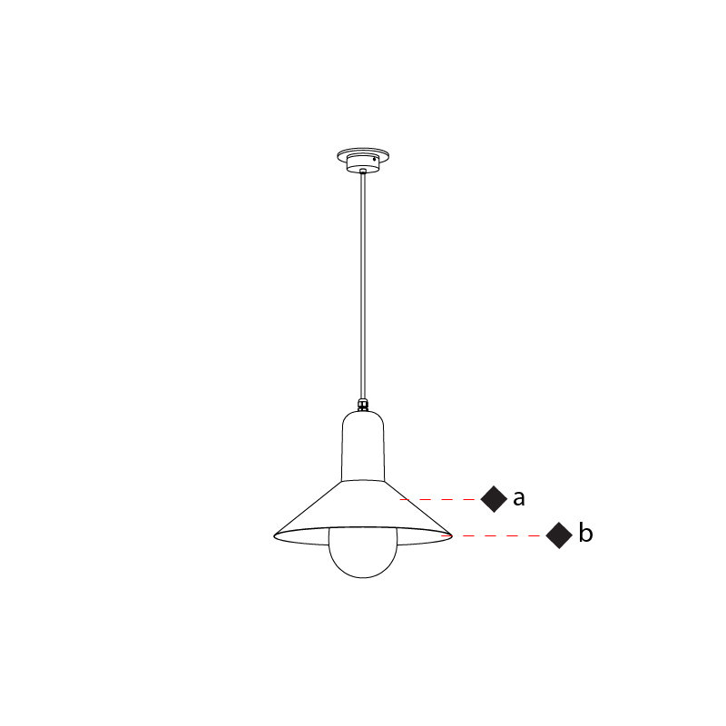 Tagomago 1 - Light Cone Pendant, Anthracite Gray Lacquer/Gold, Anthracite Gray Lacquer/Gold
