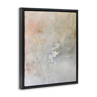 Cadre flottant floral pastel abstrait, design par Creative Studio