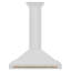 ZLINE 36 po. Hotte de cuisine convertible en acier inoxydable avec coquille en acier inoxydable-69376878