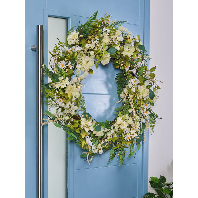 Faux Mistletoe 80cm Wreath