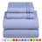 Double Brushed Hotel Luxury Sheet Set with Extra Soft Sheets & Pillowcases-1613557823-1613557811