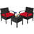Pendrick 2 - Person Patio Conversation Sets with Cushions-1884512784