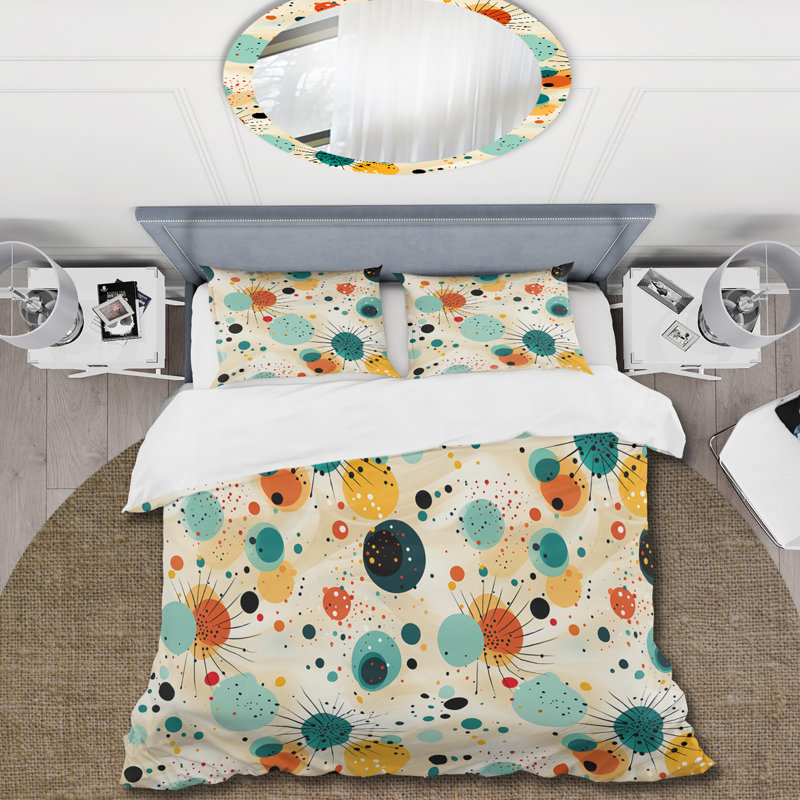 Ensemble de housse de couette Bohème Vibes, Housse de couette pour très grand lit et 2 très