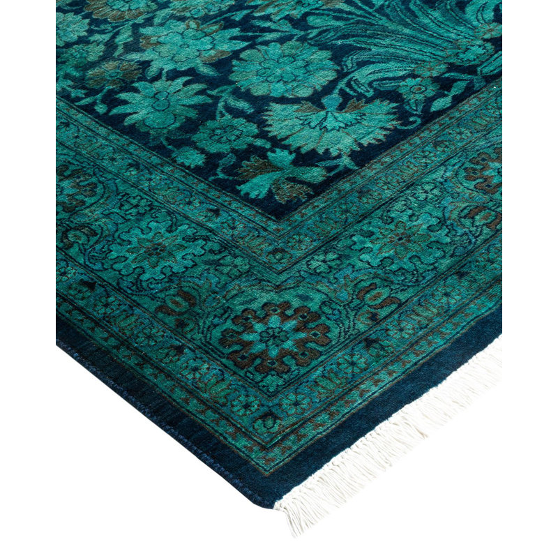 Fine Vibrance One-of-a-Kind 4' 2" X 6' 2" Hand Knotted Area Rug