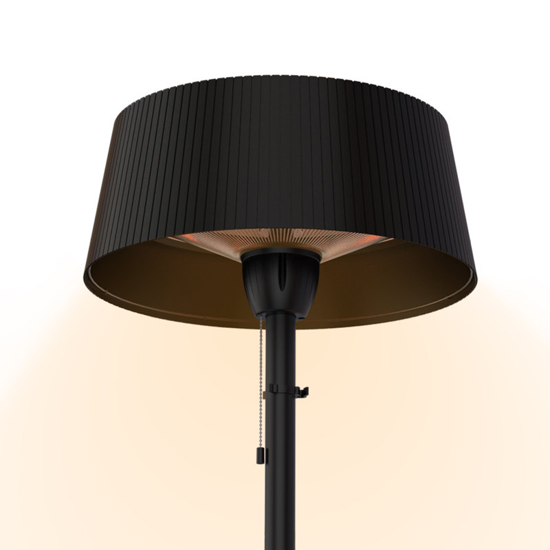 1500W Freestanding Patio Heater With Fabric Cover