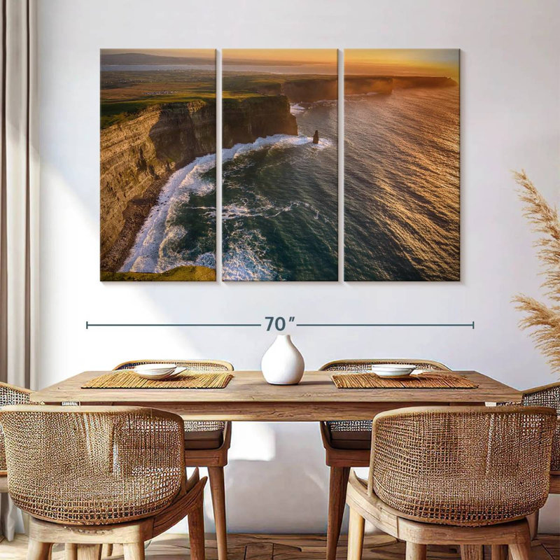 Nicci Moher Cliffs, 42" H x 65" W