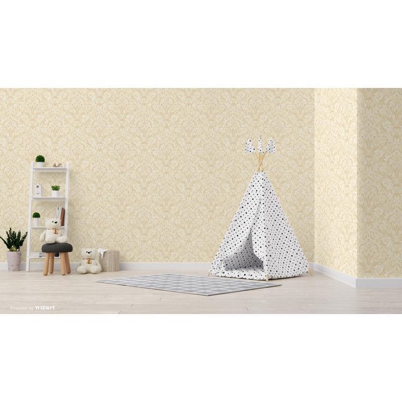 Melandra 10m x 53cm Wallpaper Roll, Cream