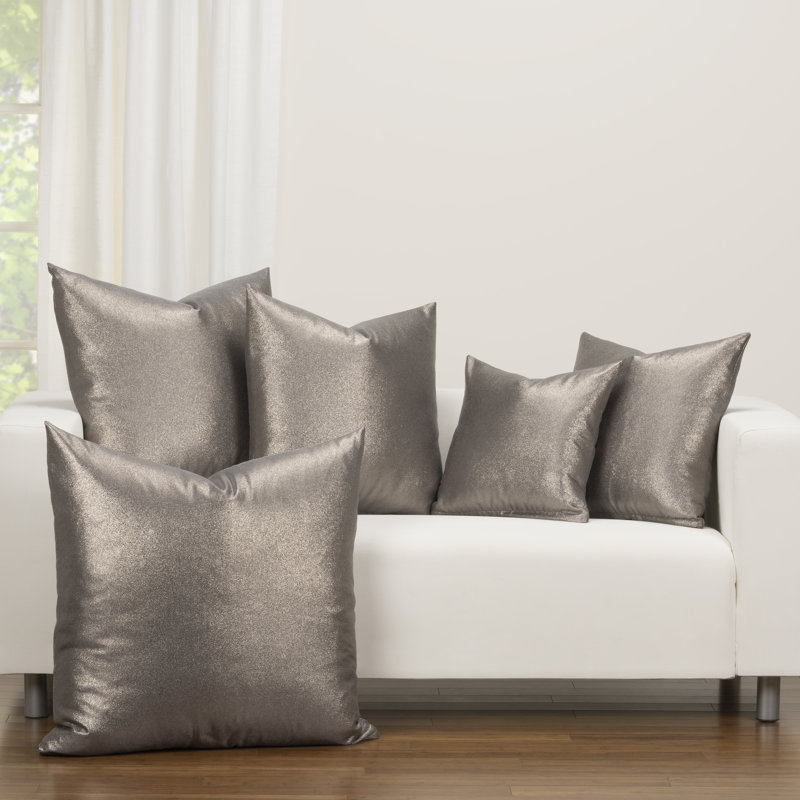  Square Pillow Cover & Insert, 20" x 20", Polyester/Polyfill