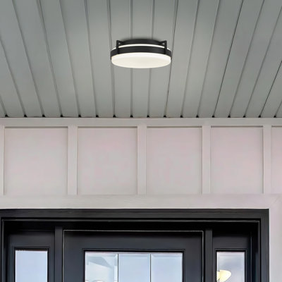 Ted LED Flush Mount, Indoor/Outdoor Wet Rated, 5-CCT Selectable, Dimmable
