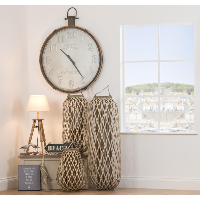 Mamta Wood Tabletop Lantern, 70cm H x 29cm W  x 29cm D