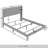 Linen Upholstered Wingback Bed -110685724-110685699