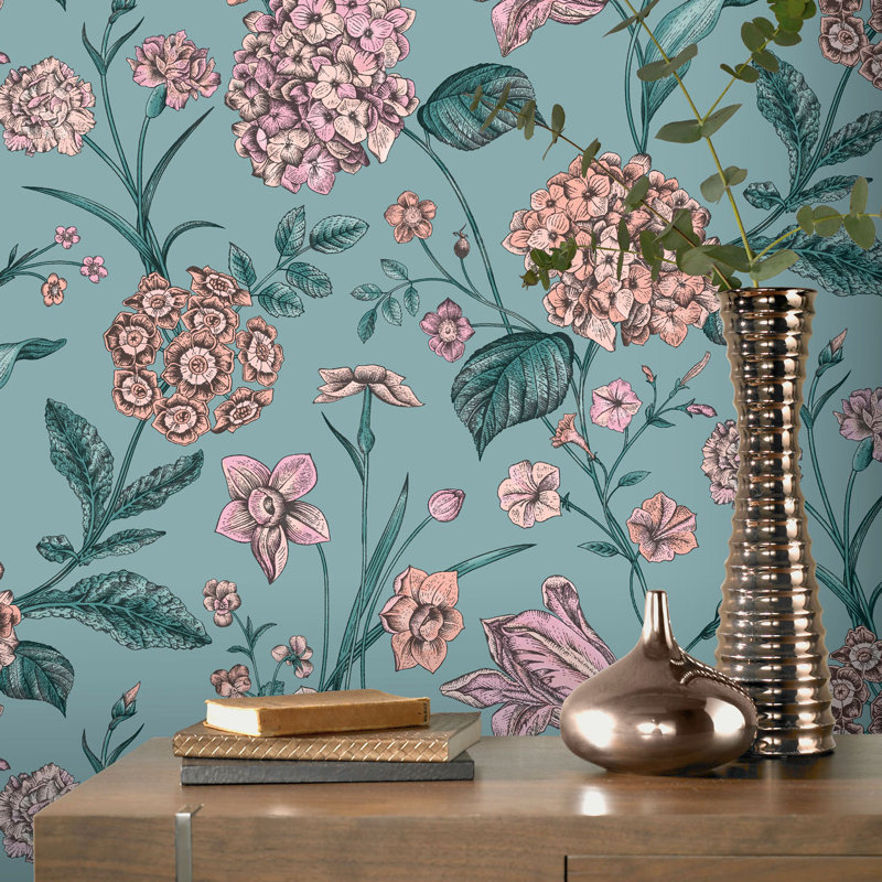 Amelie Hydrangea, Teal