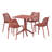 4-Person Outdoor Square Dining Set-1791275223