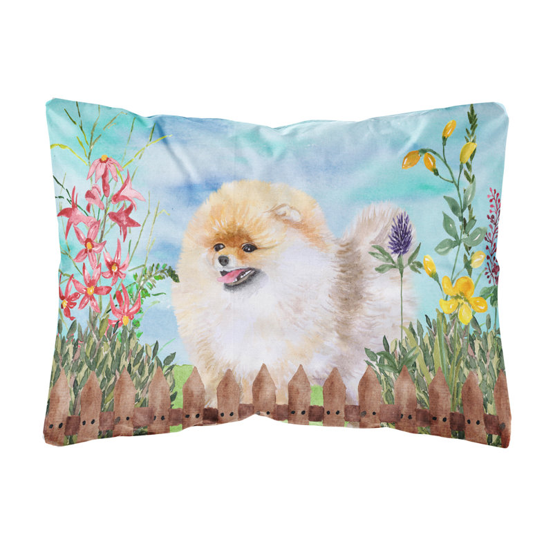  Coussin décoratif intérieur / extérieur Pomeranian Spring