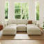 Canapé rembourré 5 places Cloud, canapé modulaire, canapé modulaire avec housse de coussin amovible pour le salon-585946403-602638794