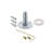 Rope Rosette with Crystal Door Knob-15386521
