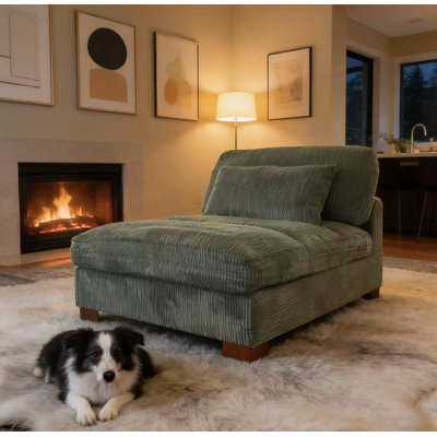 Sharnwick Corduroy Armless Chaise