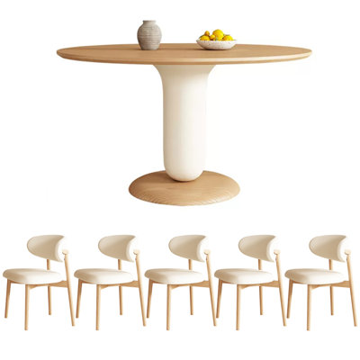 Ensemble repas rond