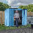 Classic Steel Storage Shed, 6X4, Blue Grey-67124404