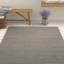 Tapis de couleur unie performance tissé à la main Shemena-55741809
