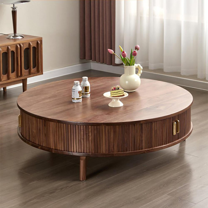 Table basse moderne et simple, H 14,2 po x L 39,4 po x l 39,4 po