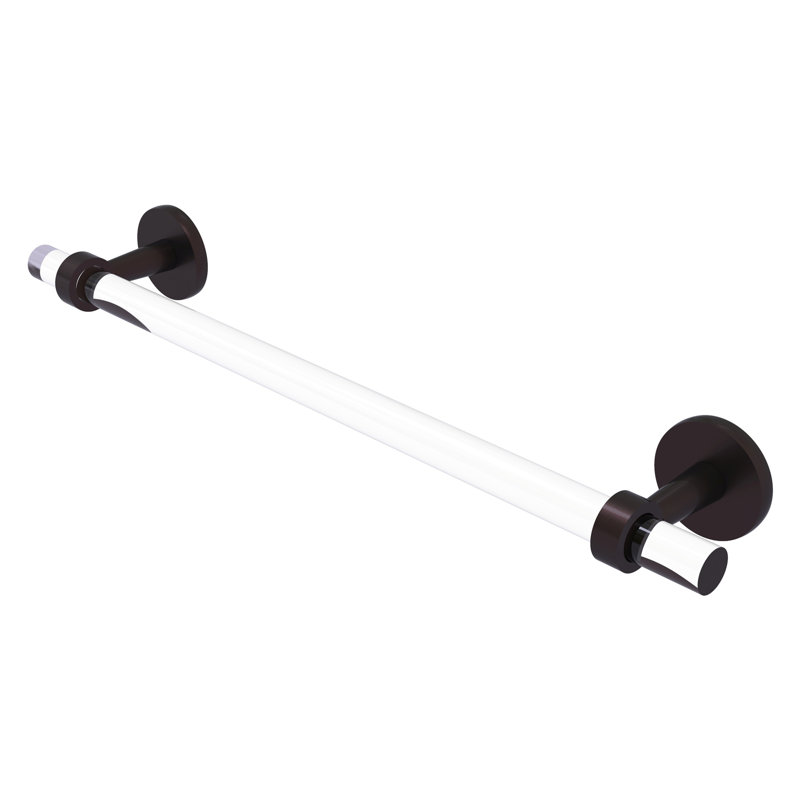 Barre à serviettes murale clearview, Bronze antique, H 3,8 po x l 22 po x P 2,6 po
