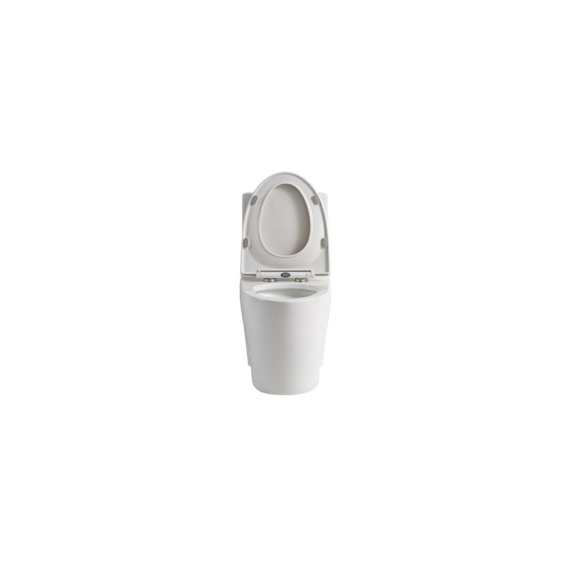 One Toilet, 1.1/1.6 Dual Flush, Glossy White Ceramic, Comfort Soft Close Seat, Bathroom Flush White, Elongated Bowl, Close,
