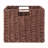 3-Pc Woven Rope Basket Set; Foldable; Walnut-1087029120