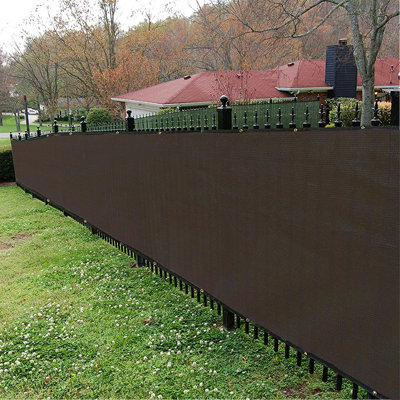 6 ft. H x 50 ft. W Composite Privacy Screen by Bibana