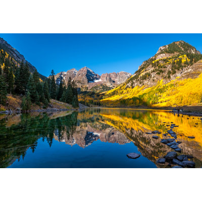 Sunrise Reflection 1 Piece Wrapped Canvas Wall Art