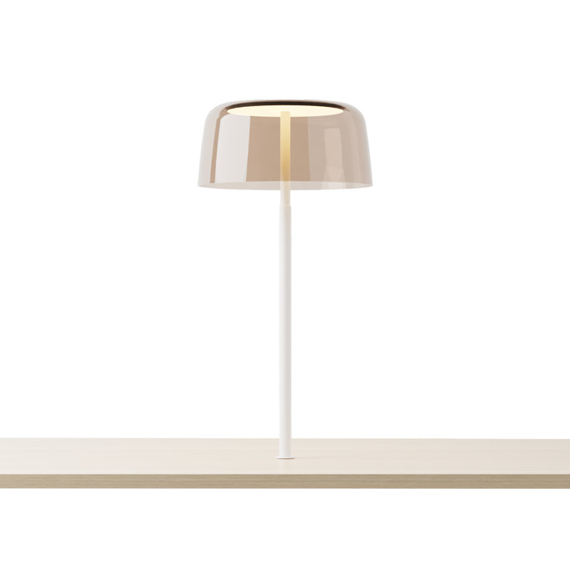 Lampe de bureau Yurei, Tanné, Blanc