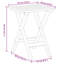 Side Table Foldable Solid Wood Poplar-781413169