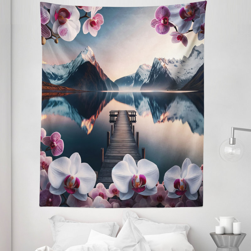 Tapisserie en microfibre, H 88 po x l 68 po