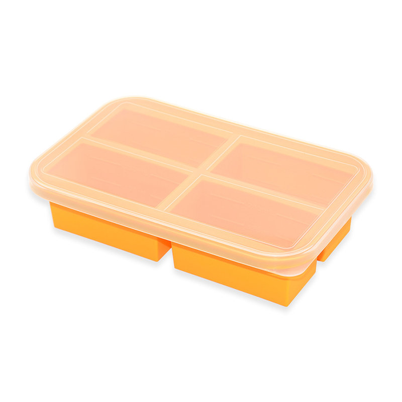 Plateaux de congélation en silicone avec moules de congélateur à soupe avec couvercle