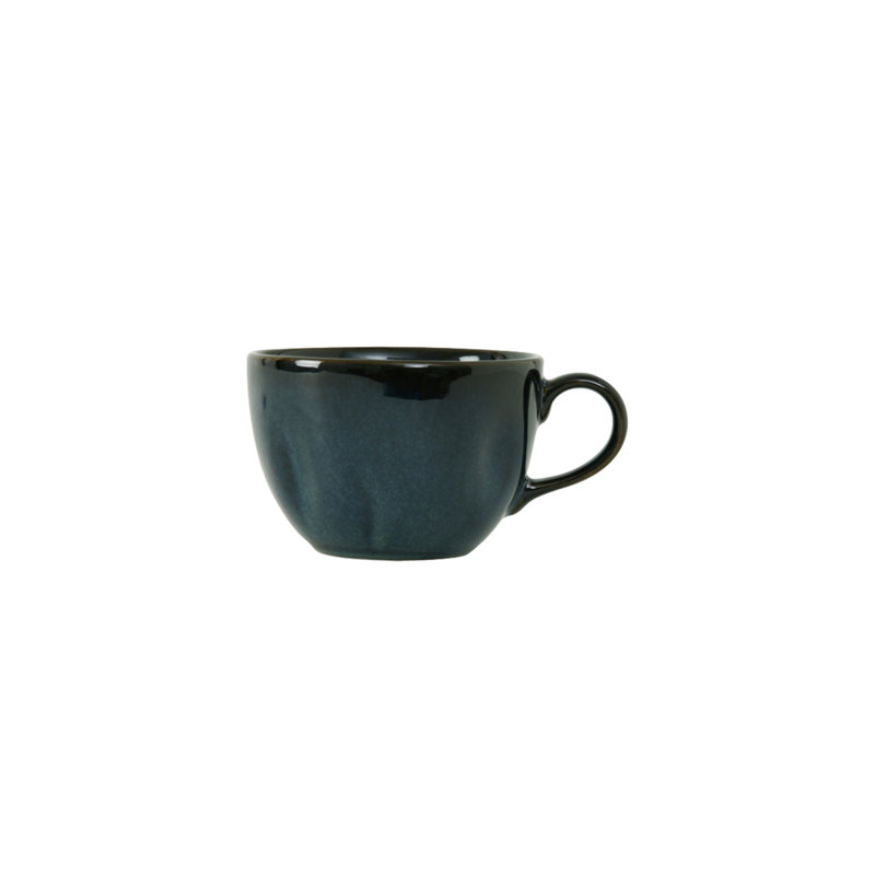 Tasse à café ronde Artisan, Bleu ciel nocturne