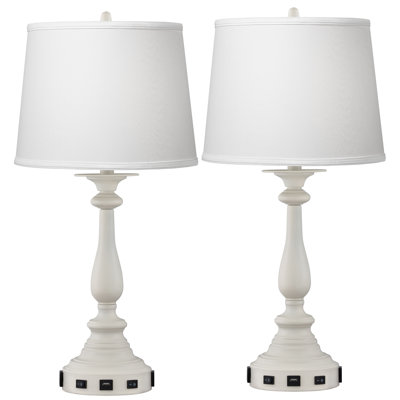 Coastal Sands Metal USB Table Lamp